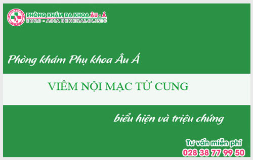Biểu hiện và triệu chứng của viêm nội mạc tử cung