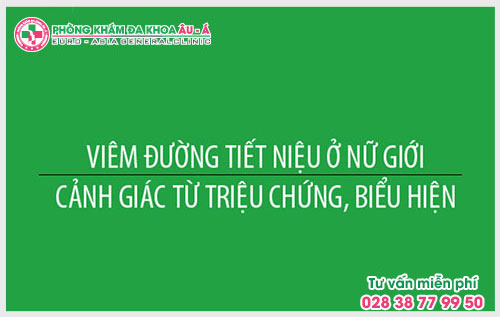 Biểu hiện viêm đường tiết niệu ở nữ giới: nhận biết sớm, điều trị sớm
