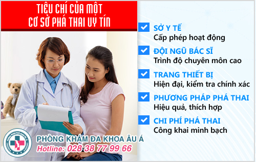Phòng khám phá thai uy tín tại Tp HCM chị em nên biết