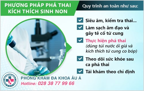 Phá thai bằng phương pháp kích thích sinh non là như thế nào?