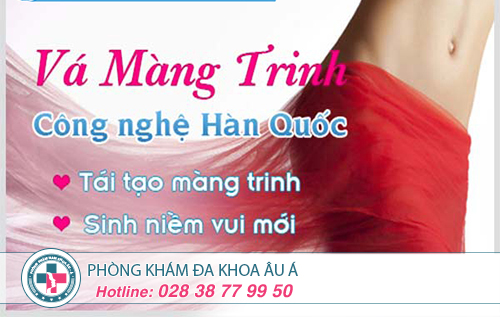 Vá màng trinh an toàn, thẩm mỹ, ít đau